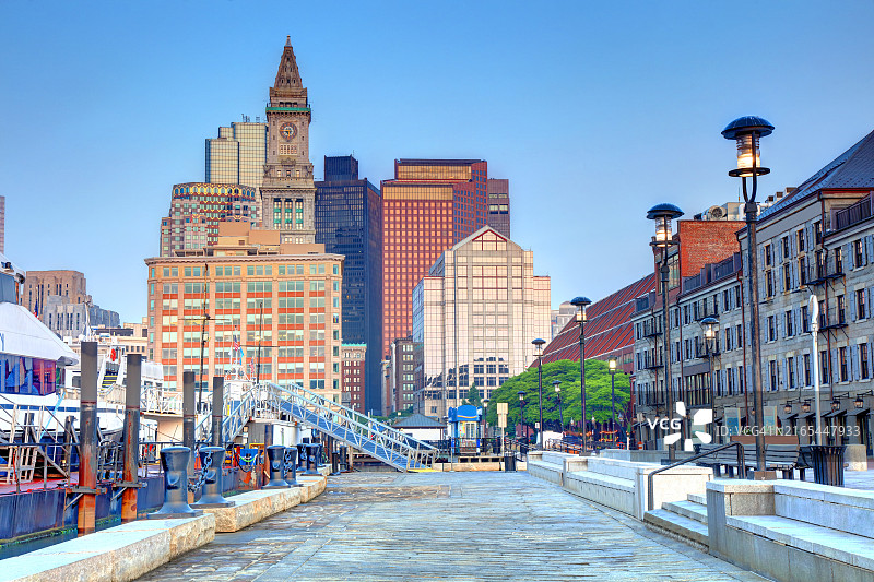 马萨诸塞州波士顿长码头图片素材