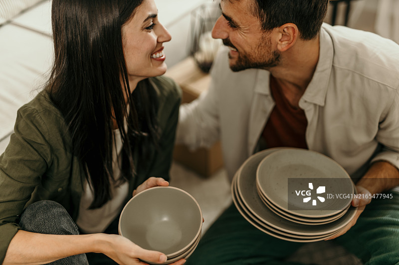 打开盘子包装图片素材