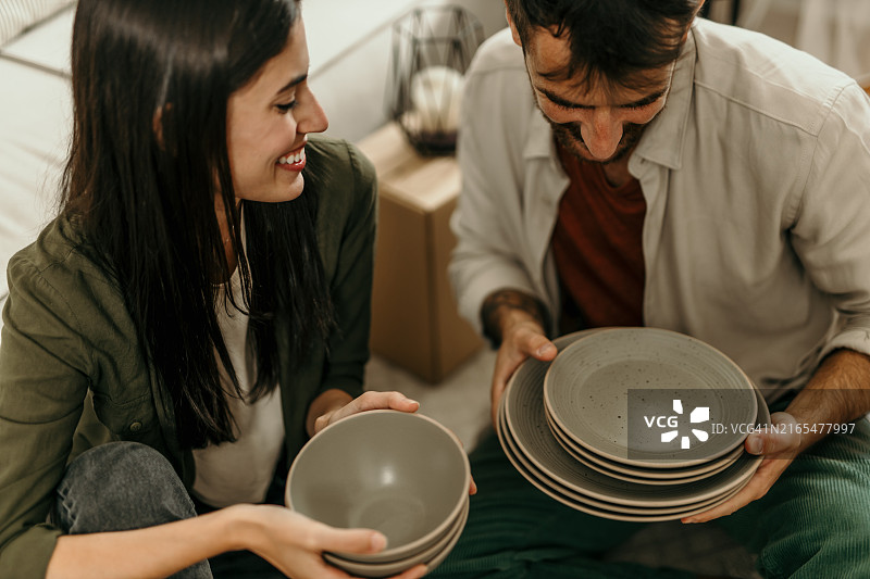 打开盘子包装图片素材