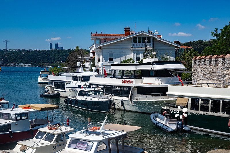 伊斯坦布尔亚洲一侧的阿纳多卢堡垒和戈克苏图片素材