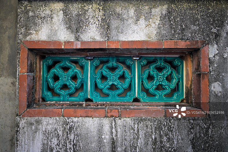 中国台湾台南市的旧房子图片素材