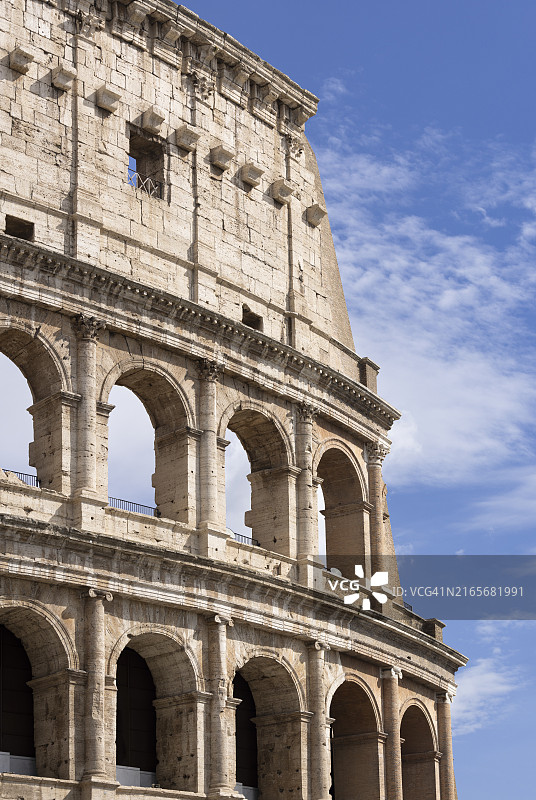 意大利罗马斗兽场细节特写图片素材