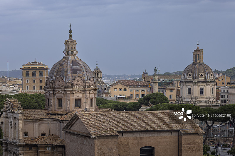 罗马广场的穹顶，意大利拉齐奥图片素材