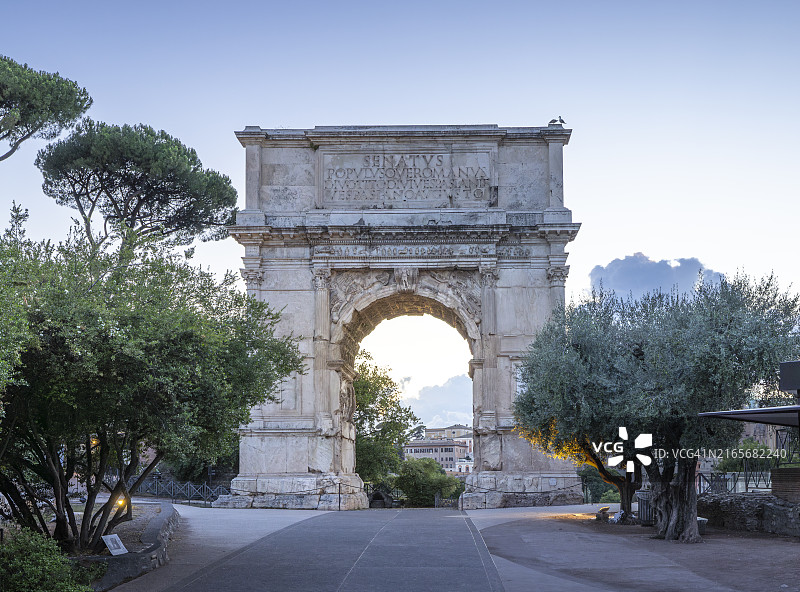 意大利罗马提图斯拱门图片素材