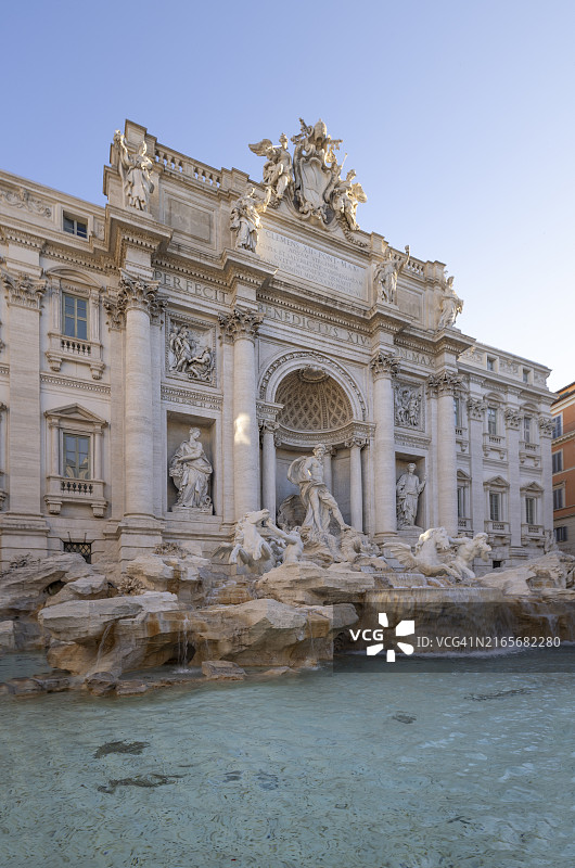 意大利拉齐奥罗马特莱维喷泉图片素材