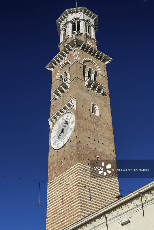 维罗纳市政厅的兰贝蒂塔图片素材