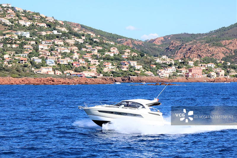 法国博德鲁姆港口图片素材