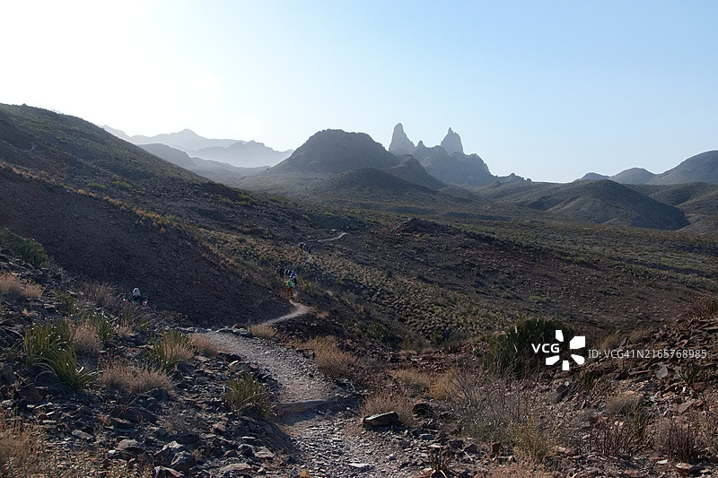 山脉晴空美景，大本德国家公园，德克萨斯州，美国图片素材