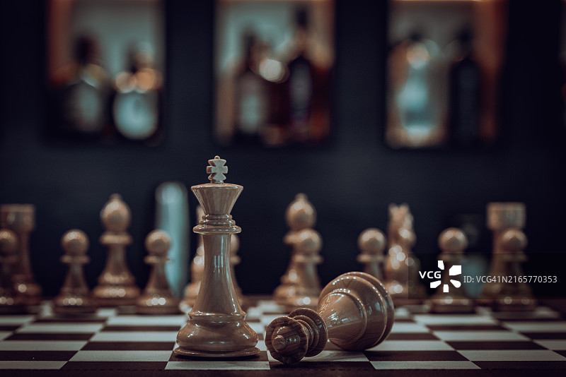 棋盘特写，墨西哥圣米格尔德阿连德图片素材