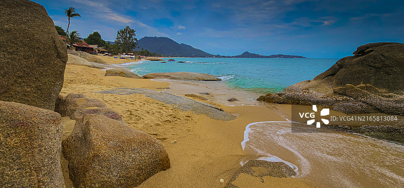 苏梅岛拉迈海滩风光，泰国图片素材