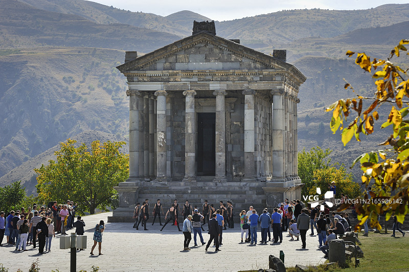 亚美尼亚加尼神庙图片素材
