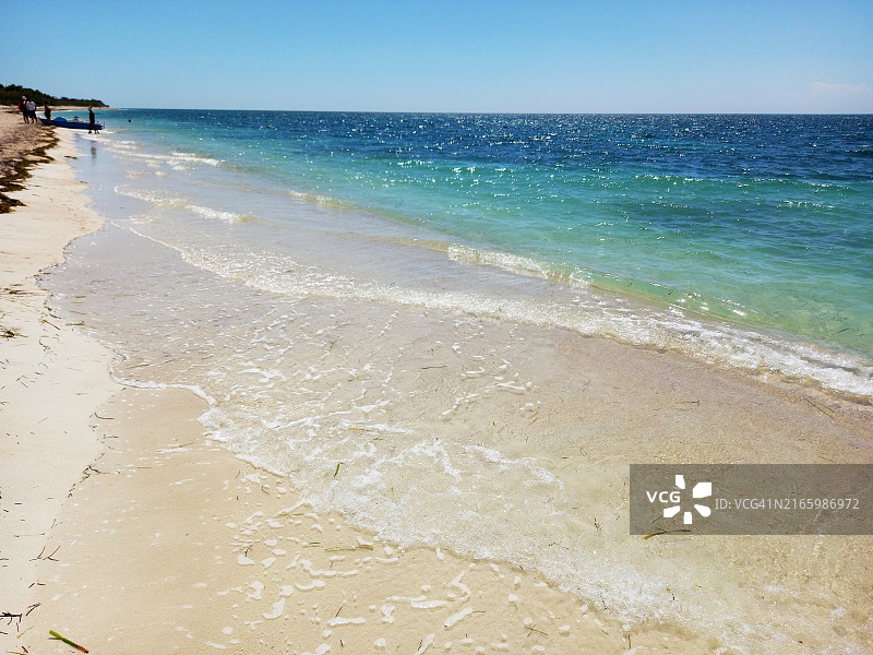 安孔海滩，特立尼达，古巴圣斯皮里图斯省，西印度群岛，加勒比海，中美洲图片素材