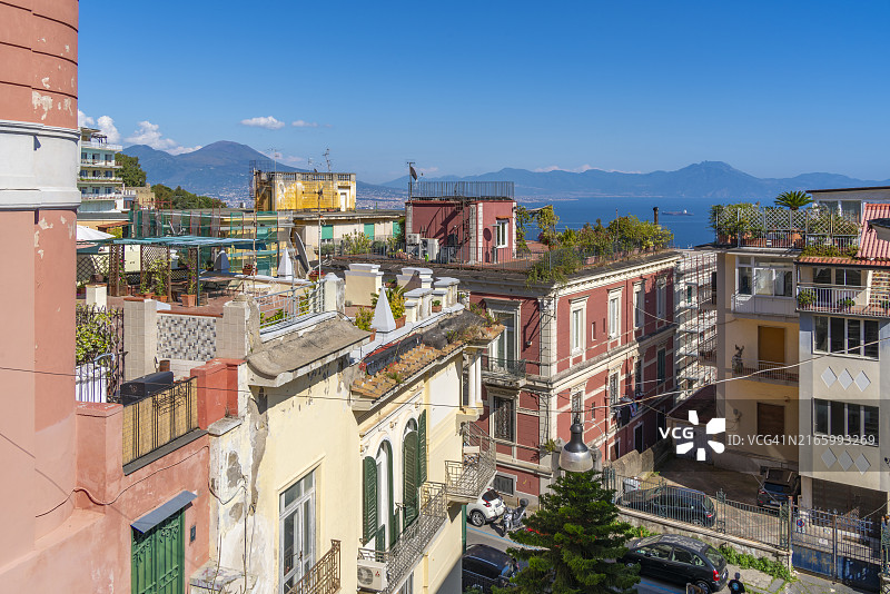 那不勒斯和阿马尔菲海岸景观图片素材