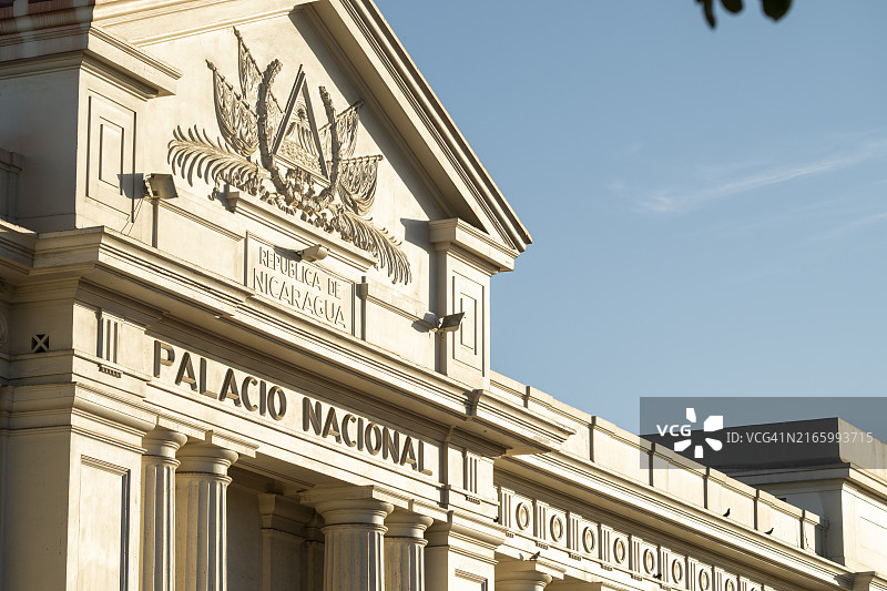尼加拉瓜马那瓜革命广场文化宫外观图片素材
