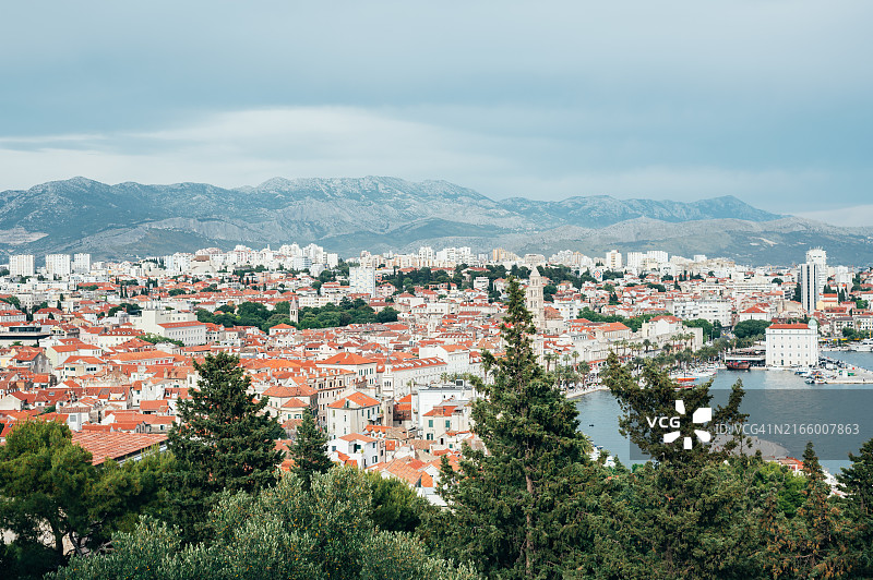 克罗地亚斯普利特马里安山风光图片素材