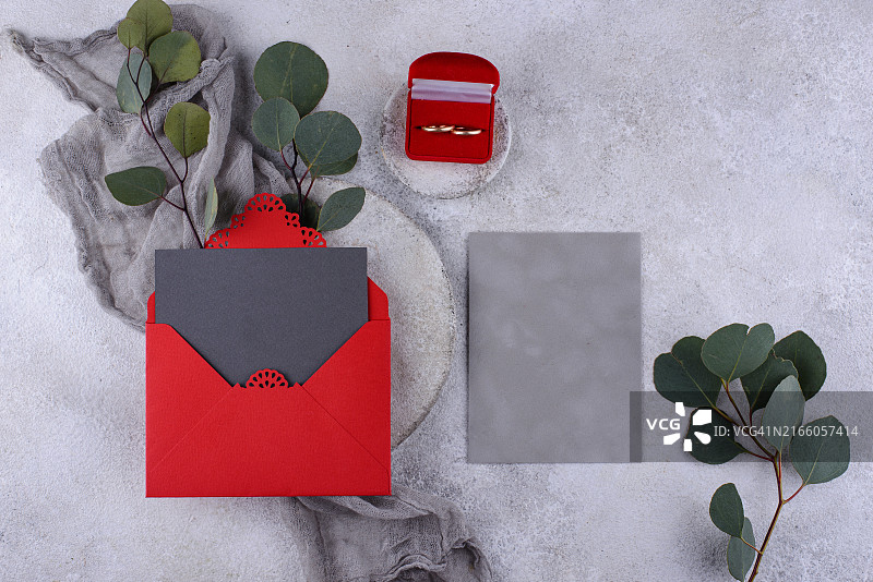 婚礼邀请函喜帖图片素材