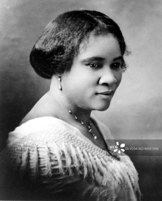 Madam CJ Walker肖像图片素材