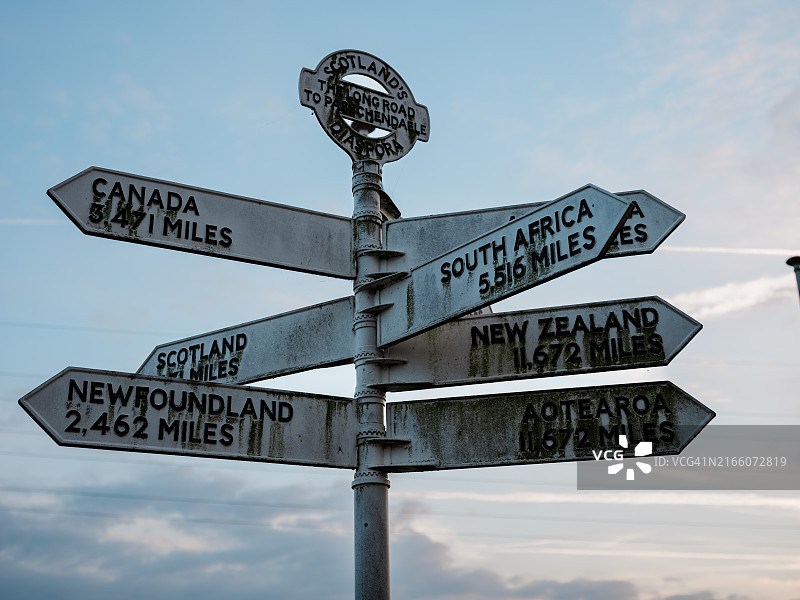 帕斯尚尔的十字路口标志图片素材