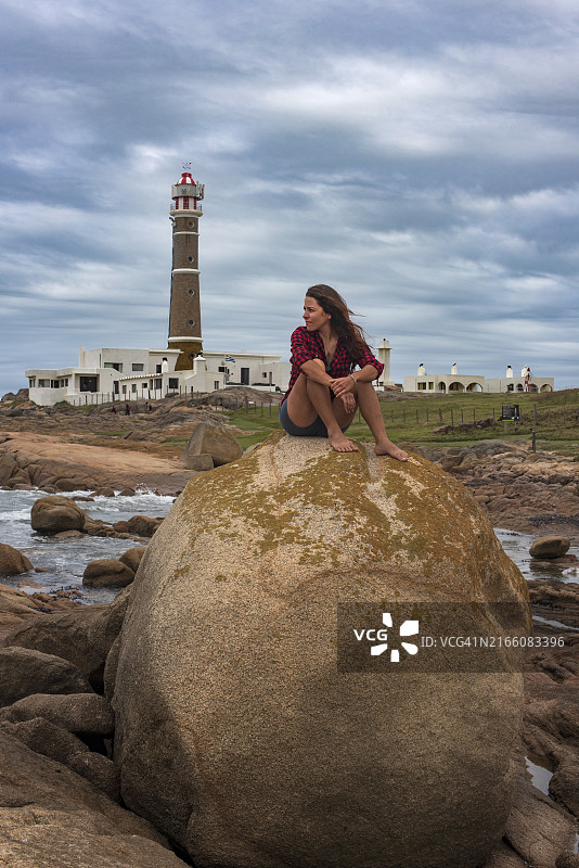 在卡波波洛尼奥的女人图片素材