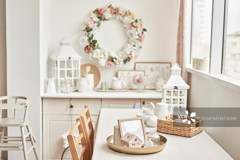 复活节厨房背景图片素材