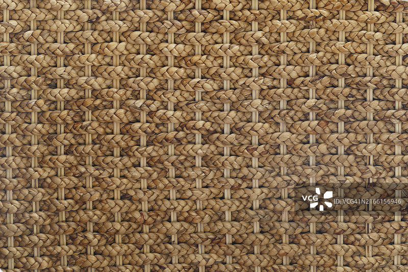 墙纸，背景纹理：水葫芦茎编织品，暖棕色图片素材
