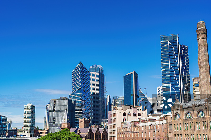 澳大利亚悉尼中央商务区的城市景观图片素材