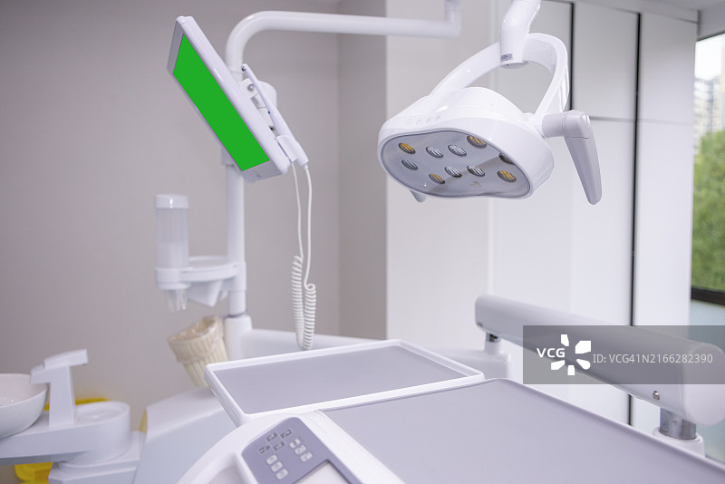 现代诊所的空牙科诊室图片素材