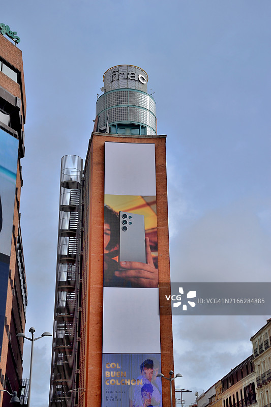 马德里卡亚俄Fnac大楼图片素材