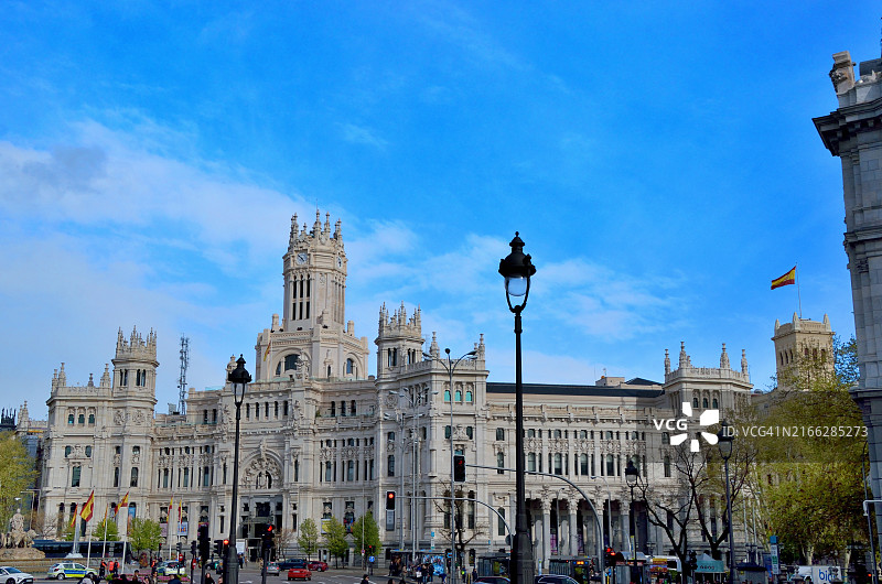 马德里西贝莱斯宫，市政厅图片素材