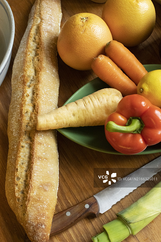 餐桌上的蔬菜图片素材