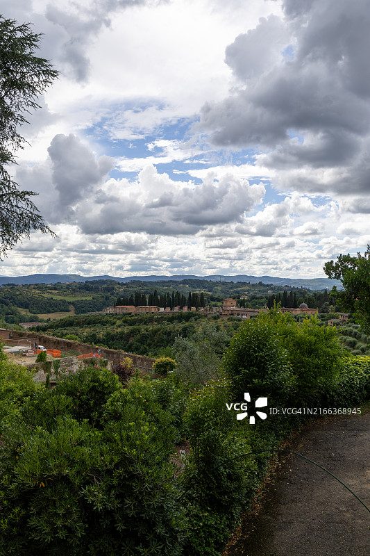 托斯卡纳山丘图片素材