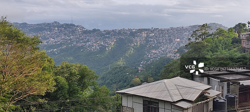 印度米佐拉姆邦的隆格莱镇图片素材