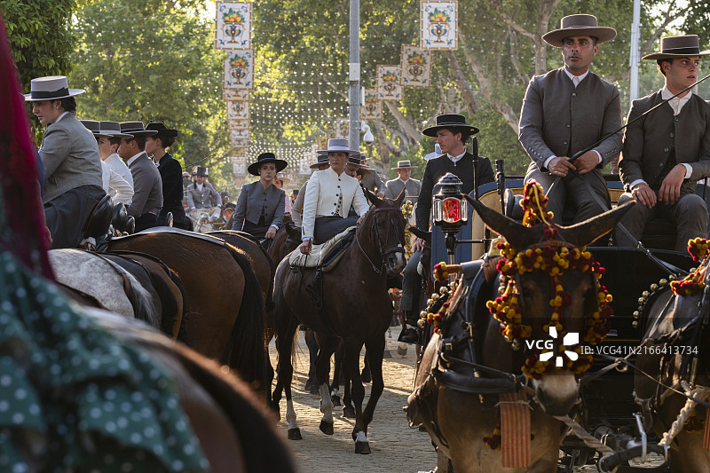 塞维利亚四月节图片素材