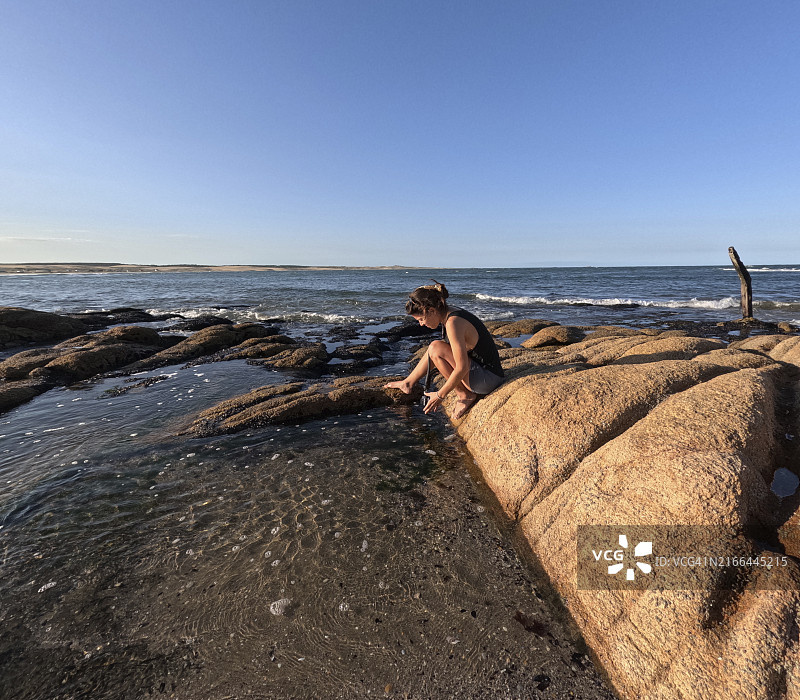 在卡波波洛尼奥的女人图片素材