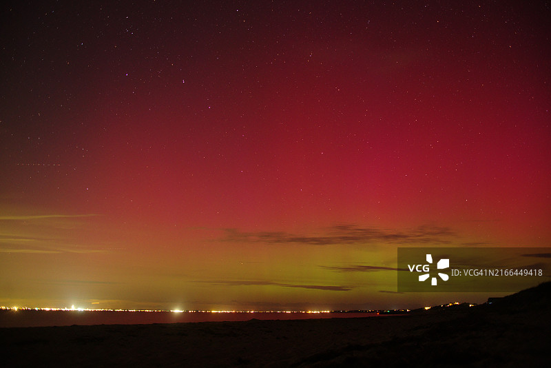 科德角北极光图片素材