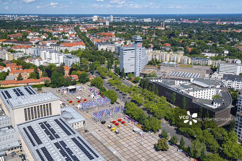 德国柏林展览中心与广播大厦图片素材