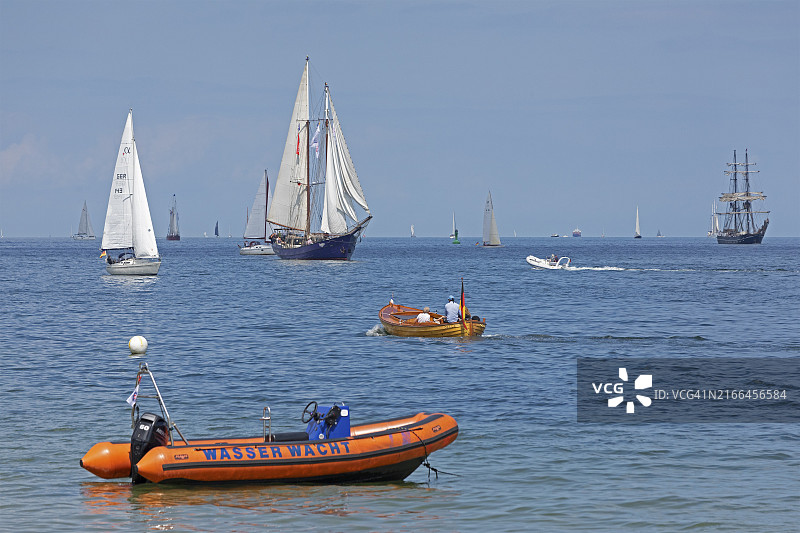 德国基尔周帆船图片素材