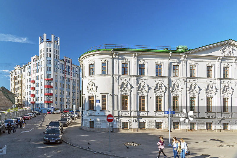 莫斯科莫谢尔普罗姆和俄罗斯联邦独联体事务署大楼图片素材