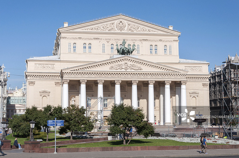 莫斯科大剧院广场图片素材