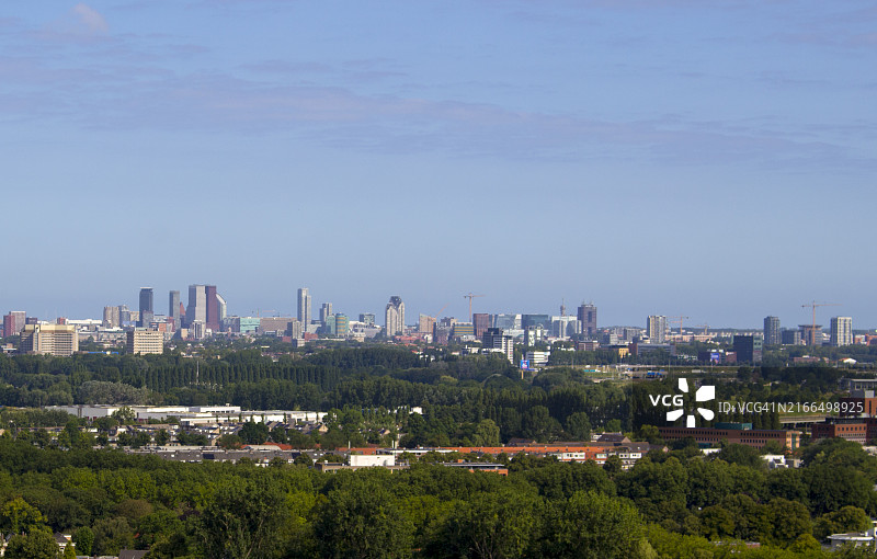 荷兰海牙天际线图片素材