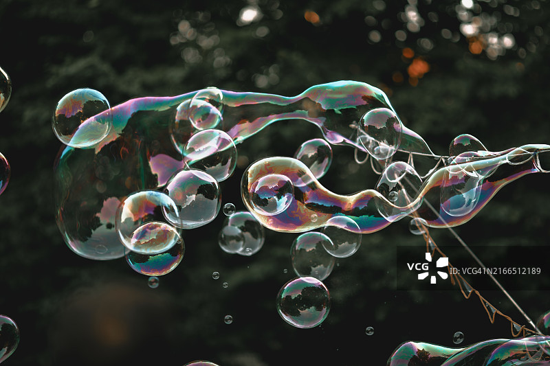 肥皂泡图片素材