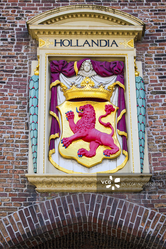 海牙的荷兰盾徽，荷兰图片素材