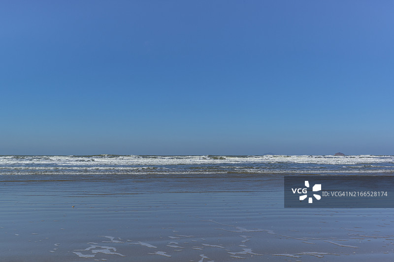 忠清南道泰安郡新斗里海滩图片素材