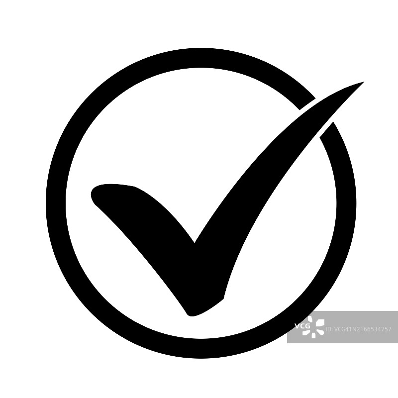 复选标记图标矢量符号图片素材