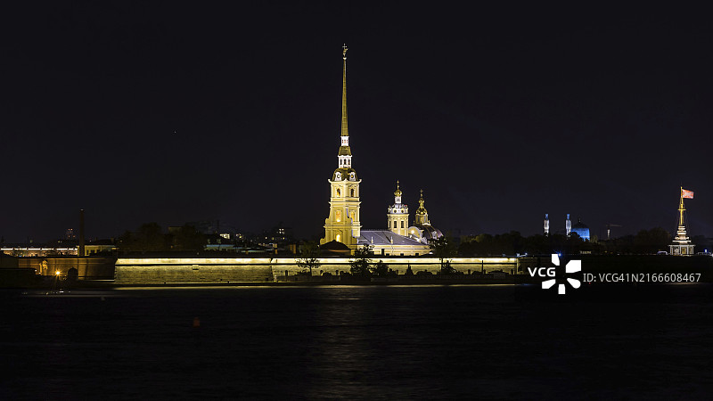 圣彼得堡的圣彼得和保罗大教堂图片素材