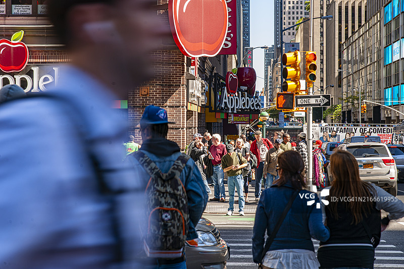 纽约，第七大道图片素材