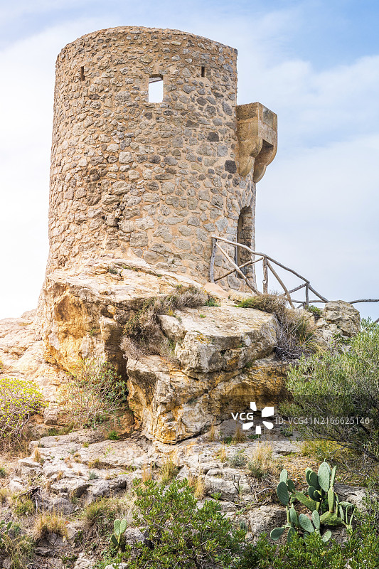 马略卡岛韦尔赫塔观景点图片素材