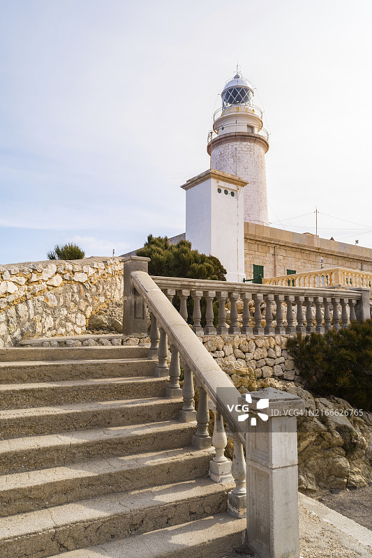 马略卡岛福门托角灯塔图片素材