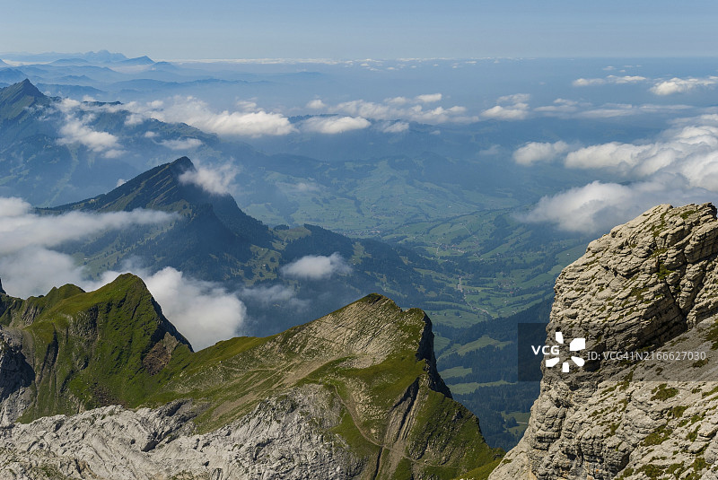 瑞士施瓦 galp的森蒂斯图片素材