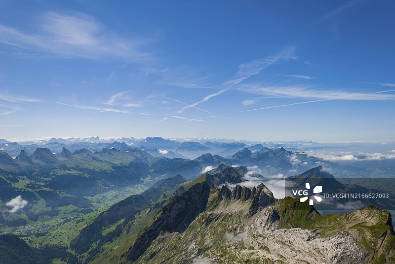 瑞士施瓦 galp的森蒂斯图片素材